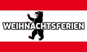 Vacances de Noël à Berlin 2025-2026-2027-2028 Weihnachtsferien in Berlin